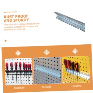 3pcs Pegboard Screwdriver Holder Screwdriver Rack Tool Holder Screwdriver Storage Rack Pegboard Hooks Pliers Organizer Pegboard Screwdriver Organizer Tool Storage Rack