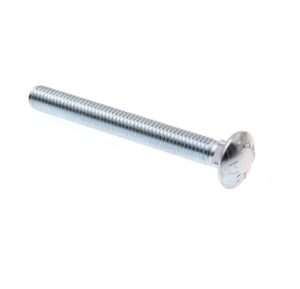 carriage bolts 3/8in-16 x 3-1/2in a307 grade a zinc plated steel 25pk