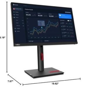 Lenovo ThinkVision T22i-30 21.5 Full HD WLED LCD Monitor - 16:9 - Raven Black