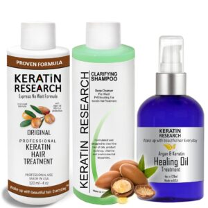 Keratin Hair Treatment Plus the Power Of Healing keratin and Argan Oil Powerful combination