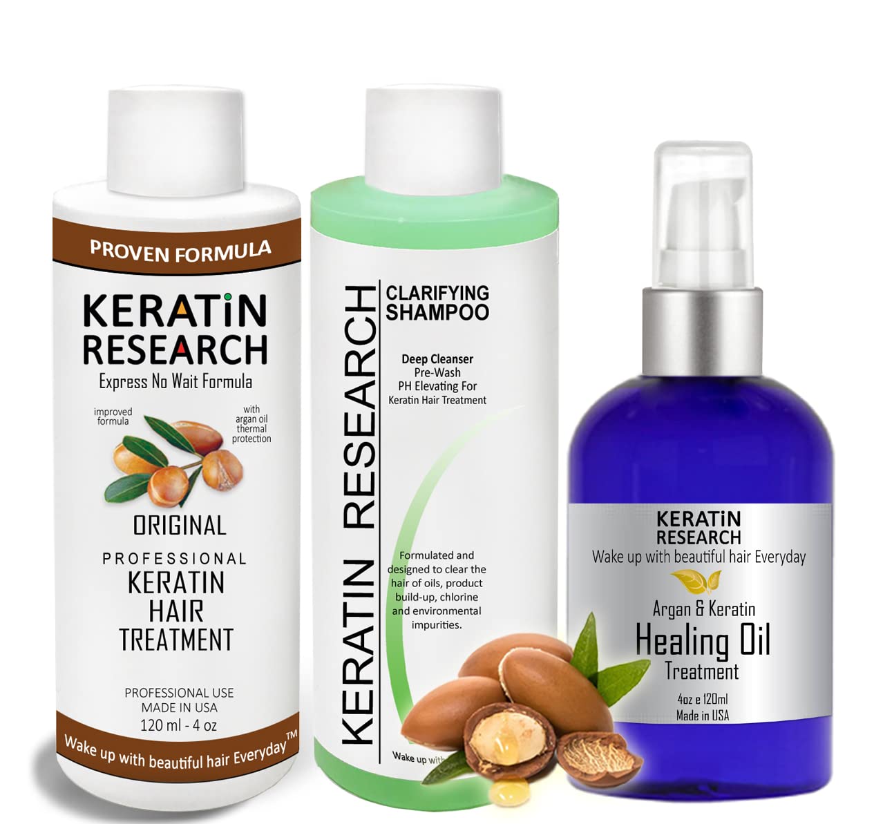 Keratin Hair Treatment Plus the Power Of Healing keratin and Argan Oil Powerful combination