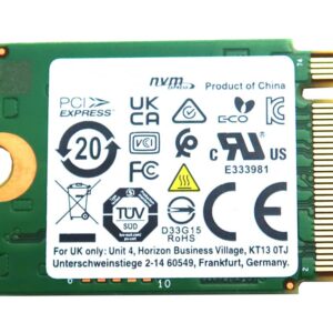 Solid State Drive KFV6T 0KFV6T CN-0KFV6T Compatible Replacement Spare Part for Dell SK Hynix BC711 HFM256GD3GX013N 256GB M.2 2230 NVMe PCIe Gen3 x4 SSD