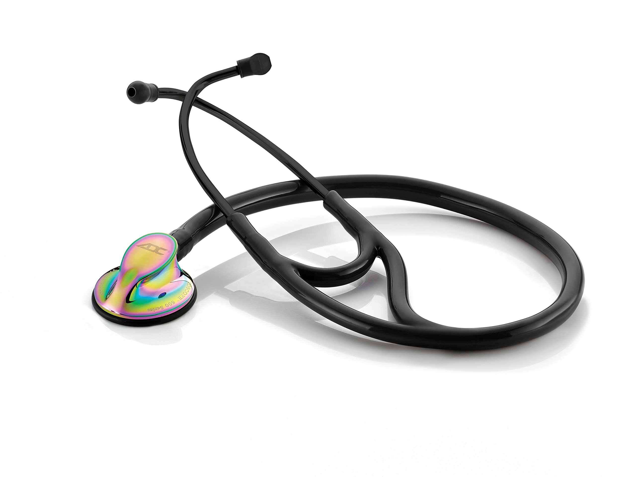 ADC Adscope 600 Platinum Series Cardiology Stethoscope with Tunable AFD Technology, Iridescent Tactical