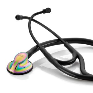 adc adscope 600 platinum series cardiology stethoscope with tunable afd technology, iridescent tactical