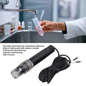 LEYT PH Electrode Probe, PH Electrode Detector Exquisite Craftsmanship ABS Material High Accuracy for Water Quality Testing