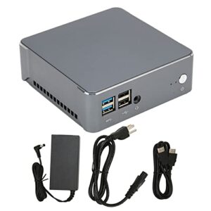 lonuo Mini PC Desktop, Multi Port SODIMM RAM Mini PC I7 1165G7 for Digital Signage for Media Centers for Home (US Plug)