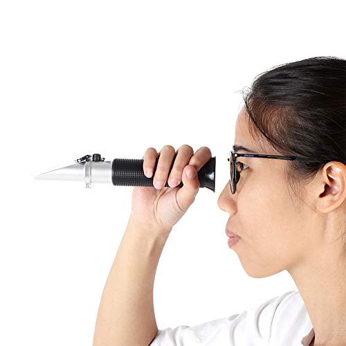 soobu Alcohol 0-80% Handheld Alcohol Refractometer, Alcohol Tester, Wine Tester, Wine Rice Wine for Testing Distilled Beverages