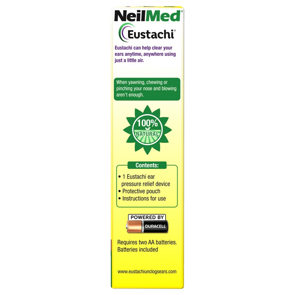 NeilMed Eustachi-Eustachian Tube Exercise-Pop Blocked Ears Safely. Helps Relieve Ear Pressure