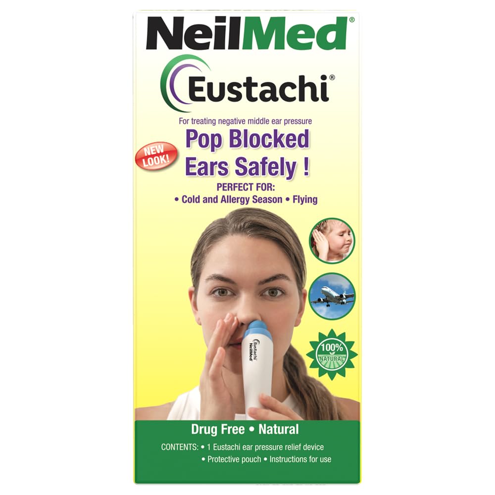 NeilMed Eustachi-Eustachian Tube Exercise-Pop Blocked Ears Safely. Helps Relieve Ear Pressure