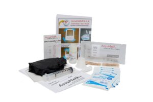 accumeth1.5,4-part methamphetamine residue detection test kit for homes | 1.5 µg/100cm2 legal standard (pack of 1)