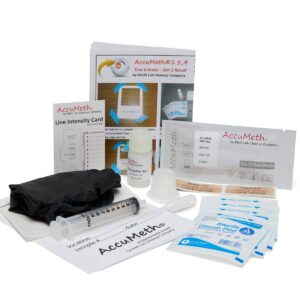 AccuMeth1.5,4-Part Methamphetamine Residue Detection Test Kit for Homes | 1.5 µg/100cm2 Legal Standard (Pack of 1)