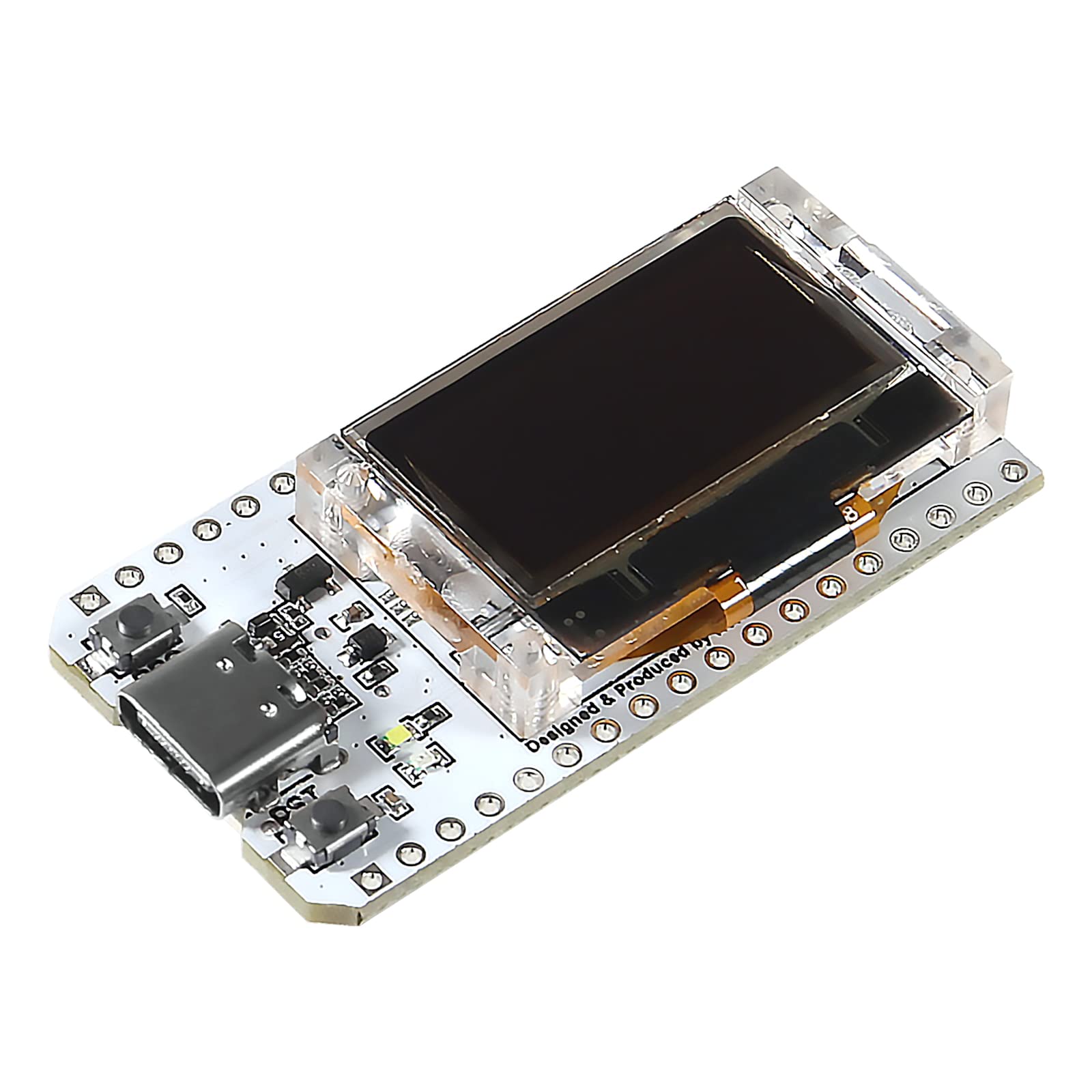 AITRIP 1PCS Type-C ESP-32 0.96 Inch ESP32 OLED WiFi Kit V3 Blue OLED Display WiFi+Bluetooth CP2012 Chip Development Board Compatible with Arduino ESP8266 NodeMCU