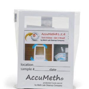 AccuMeth1.5,4-Part Methamphetamine Residue Detection Test Kit for Homes | 1.5 µg/100cm2 Legal Standard (Pack of 1)