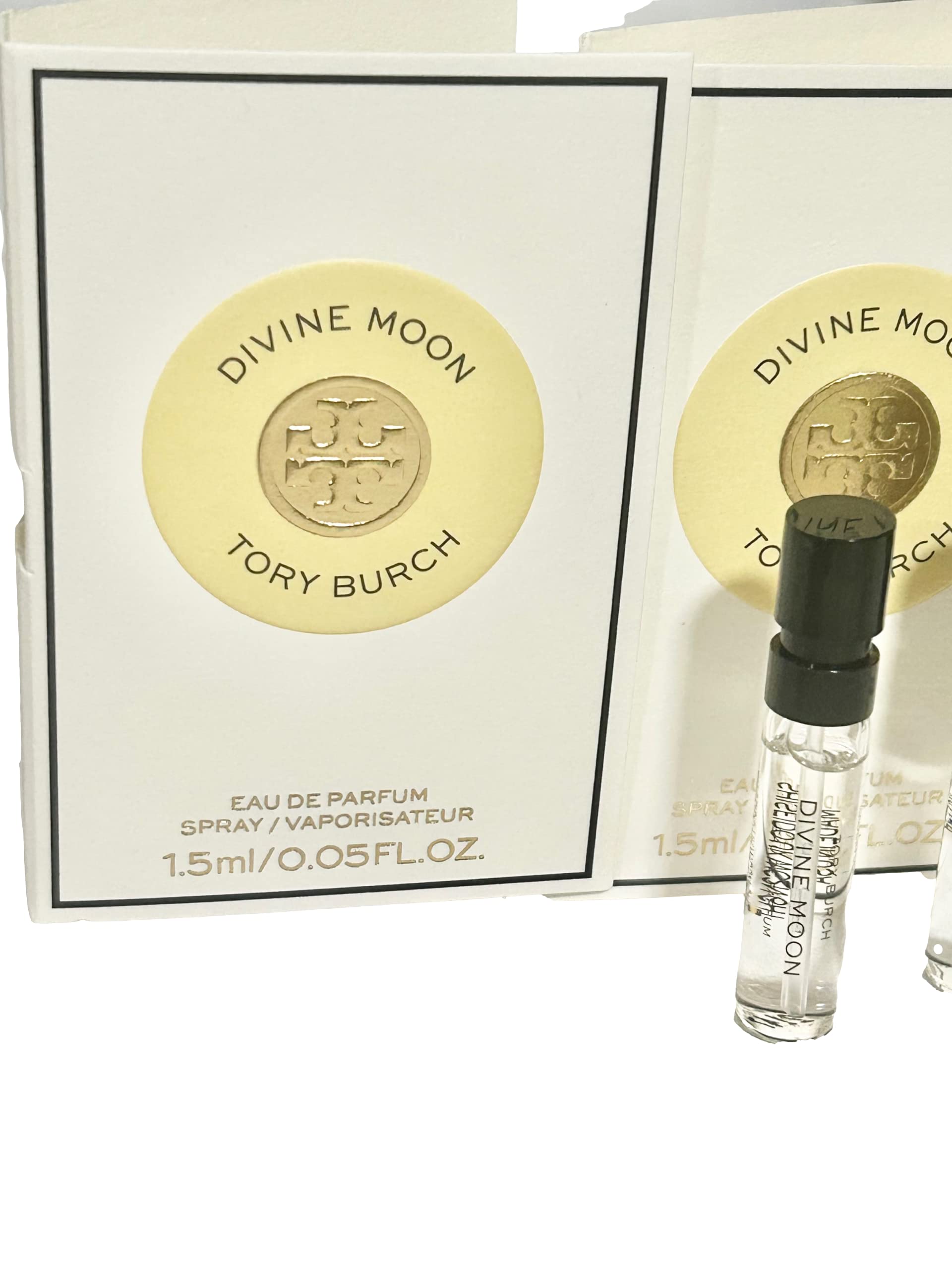 Tory Burch Divine Moon Eau De Parfume Sample Spray Women Perfume 1.5 ml / 0.05 oz (set of 3)