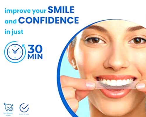 Whiting Stripes | White Teeth Strips | 28 Whitening Strips for Teeth | 14 Teeth Whitening Strip Treatments White Strips | Blanqueador de Dientes | Whitestrips | Safe & Effective Fast Results