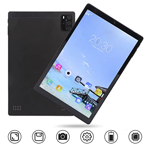 soobu 10in Tablet, Dual Speakers Tablet PC Dual Camera 2GB RAM 32GB ROM for Elderly (US Plug)