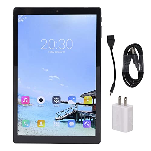 soobu 10in Tablet, Dual Speakers Tablet PC Dual Camera 2GB RAM 32GB ROM for Elderly (US Plug)