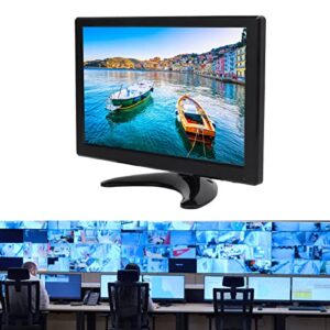 CCYLEZ 10.1in Computer Monitor HD Color TFT LED Screen DVD Monitor Screen with Multi Input Interface Speakers for Laptops