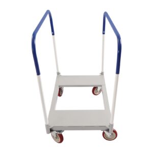 Panel Cart Dolly, 20" W x 35" H Panel Truck Cart with Steel Frame, Heavy Duty Platform Truck Cart with 1500 lbs Capacity and 5 inch Casters for Factory Warehouses, Garage, Workshop (35 x 20 in)