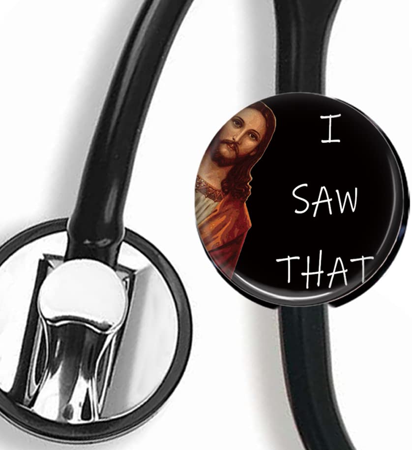 I Saw That Stethoscope Tag,Steth ID Tag,Nurse Badge,StethoscopeTag