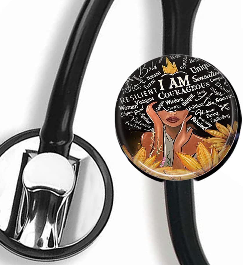 SUYOLA I AM Stethoscope Tag,Steth ID Tag,Nurse Badge,StethoscopeTag