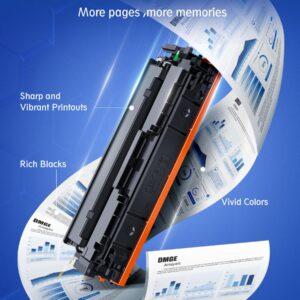 202X Toner Cartridges - High Yield 4 Pack Compatible Replacement for HP 202X Toner Cartridges, MFP M281fdw Toner Cartridges for HP Color Laserjet Pro MFP M281fdw M281cdw M281fdn M254dw M254dn | CF500X