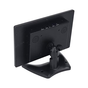 Touch Screen Monitor, Display Screen Adjustable Bracket 10.1in with Base for Games (US Plug)