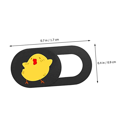 SOLUSTRE 5pcs Web Slider Apply Cute to Tablet Thin Camera Sliding Laptop Webcam Protection Anti-Peeping Lid Ultra Yellow Privacy Slide Blocker Desktop Your Chicken Pattern for Cover Covers