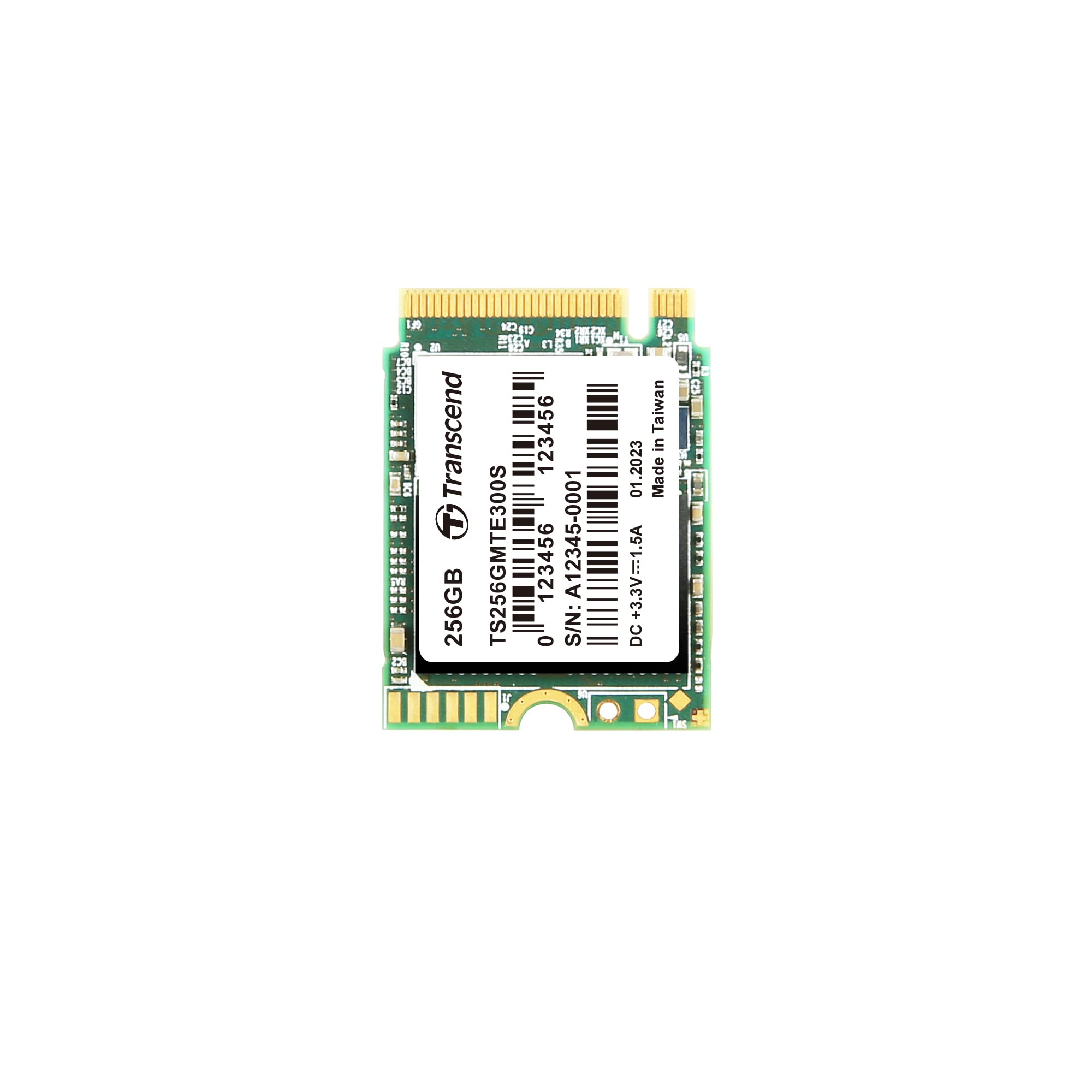 Transcend TS256GMTE300S 256GB M.2 PCIe Gen3x4 2230 NVMe Internal SSD with Speeds up to 2,000MB/s