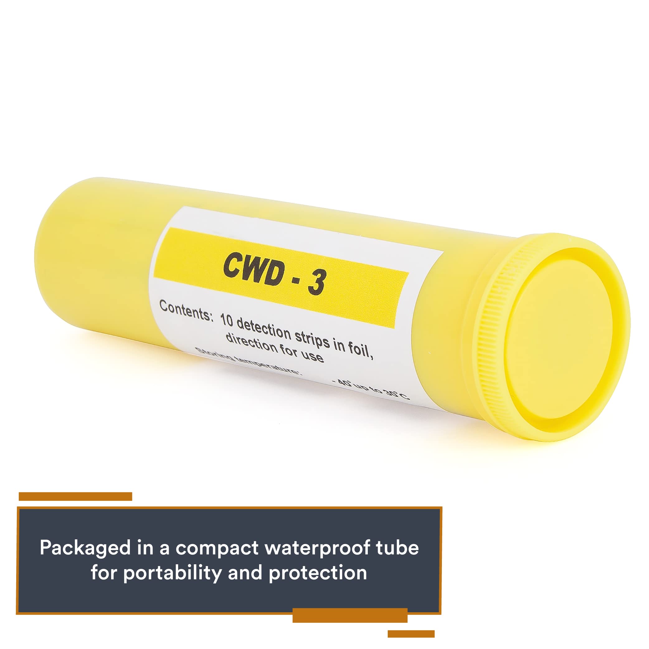 MIRA Safety DETEHIT CWD-3 CBRN Testing Paper for Various Chemical Warfare Agents | 10 Detection Strips to Identify G Agents (Sarin, Soman, tabun) and V Agents (VX Gas)