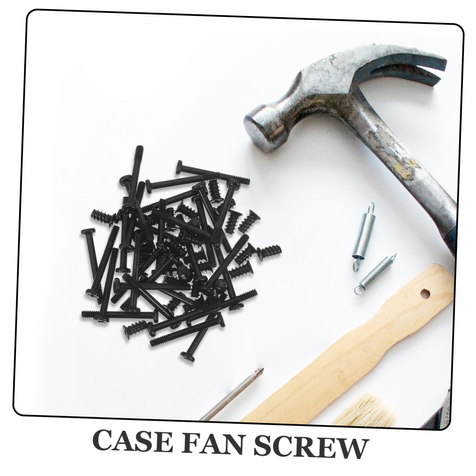 180 Pcs Screw for Case Fan Case Fan Screw Kit Flat Case Fan Screw