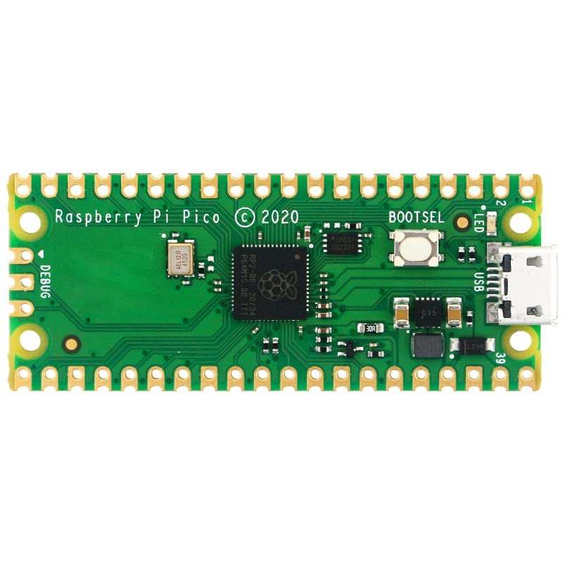 Compatible for Raspberry Pi Pico RP2040 Microcontroller Chip Dual-Core Arm Cortex M0+ Processor Low-Power Microcomputers Processor