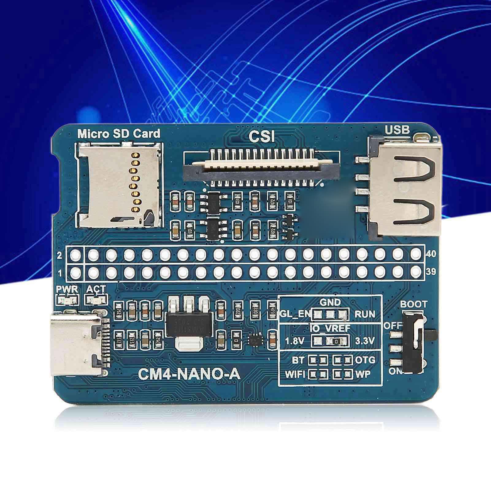 Mini Base Board Compute Module 4, Supports IEEE1588, Quad Core Cortex A72 64 bit Processor, B to B Connector, PCLE Interface, CM4 Ultra Mini Expansion Board