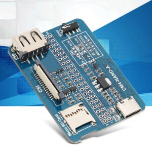 Mini Base Board Compute Module 4, Supports IEEE1588, Quad Core Cortex A72 64 bit Processor, B to B Connector, PCLE Interface, CM4 Ultra Mini Expansion Board