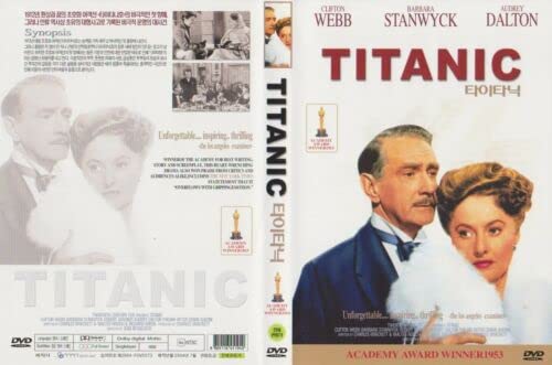 Titanic (1953) DVD Clifton Webb, Barbara Stanwyck; Language: English Subtitle: English, Korean