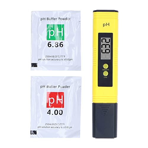 Yosoo Digital Ph Meter, High Accuracy Water Quality Tester Testing Range from 0.00 to 14.00 Ph for Household Drinking, Pool and Aquarium Using