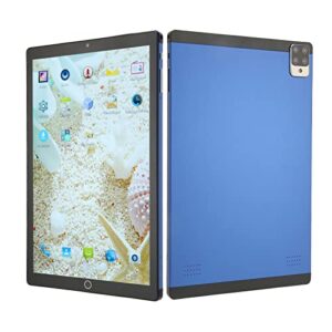 lennis 10.1in Tablet, 6GB RAM Tablet PC 5MP 13MP Blue 100 to 240V for Entertainment (US Plug)