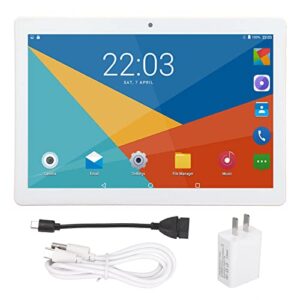 lennis Tablet, Tablet Computer Dual SIM 10in 2GB 32GB RAM Octa Core Processor for Office for Home (US Plug)