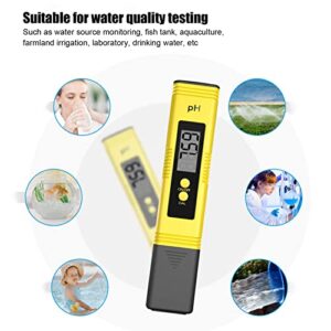 Yosoo Digital Ph Meter, High Accuracy Water Quality Tester Testing Range from 0.00 to 14.00 Ph for Household Drinking, Pool and Aquarium Using