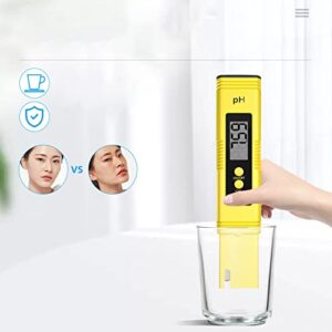 Yosoo Digital Ph Meter, High Accuracy Water Quality Tester Testing Range from 0.00 to 14.00 Ph for Household Drinking, Pool and Aquarium Using