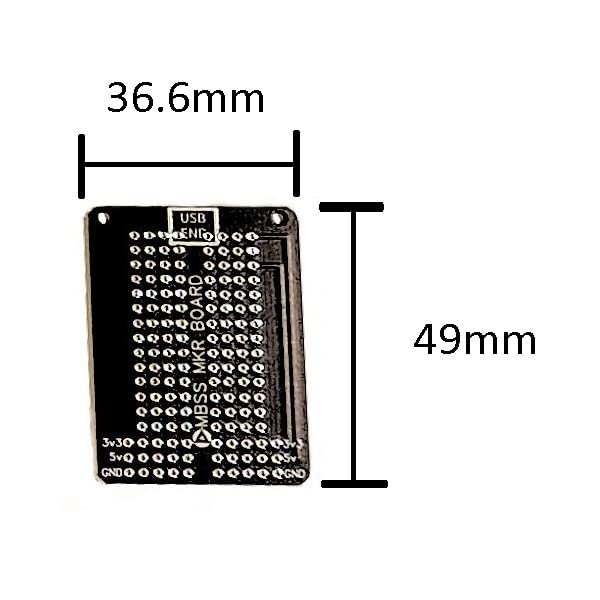 MBSS MKR Breakout Board/Shield MKI for use with MKR Arduino Boards 2 Pack