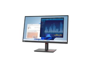 lenovo thinkvision t27p-30 27" class webcam 4k uhd lcd monitor - 16:9 - black