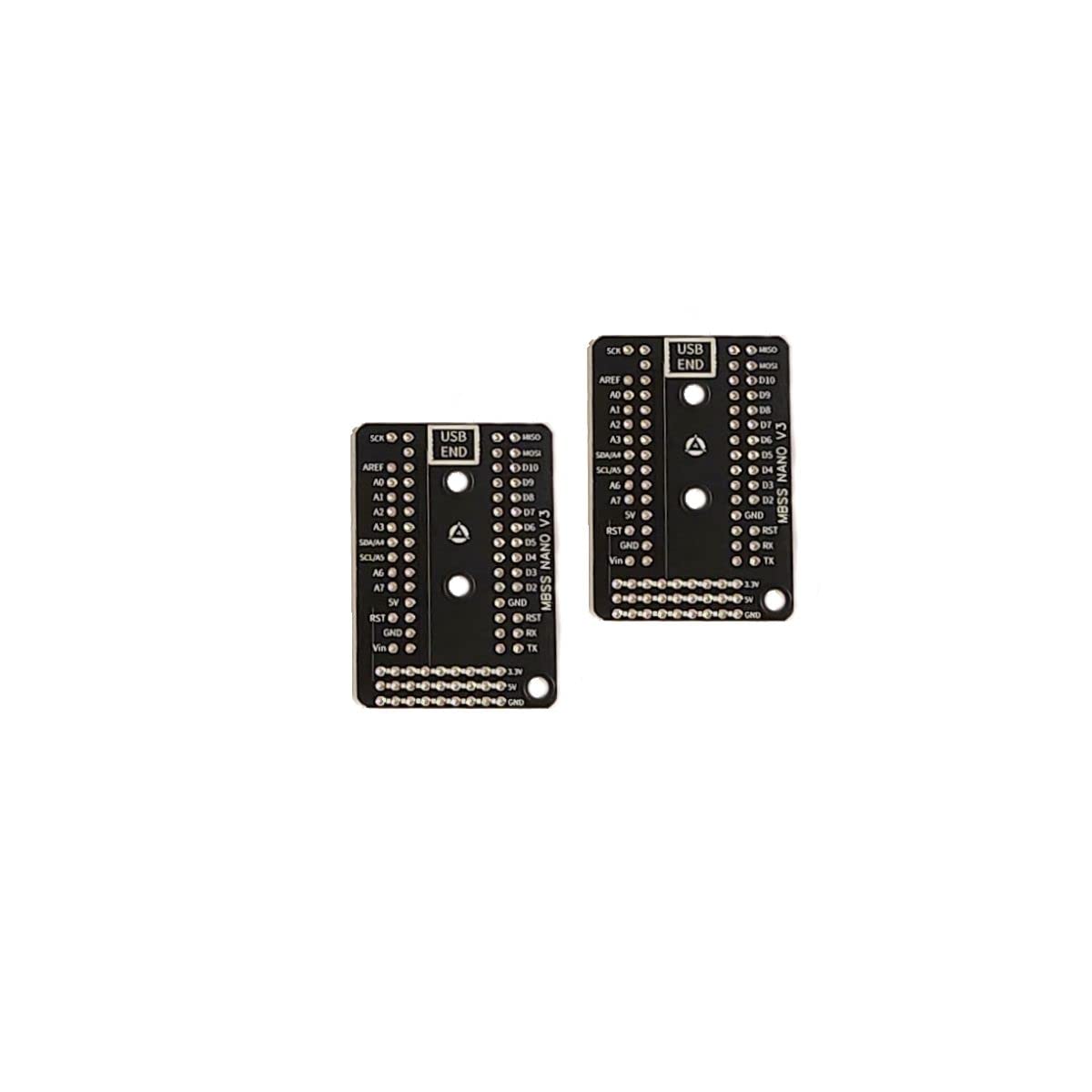 MBSS Nano V3 Breakout Board/Shield MKI 2 Pack for use with Arduino Nano V3