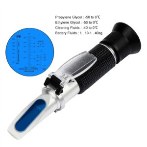 Digital Tester 4 in 1 Engine Fluid Glycol Antifreeze Freezing Point Car Battery Refractometer Antifreeze Tester