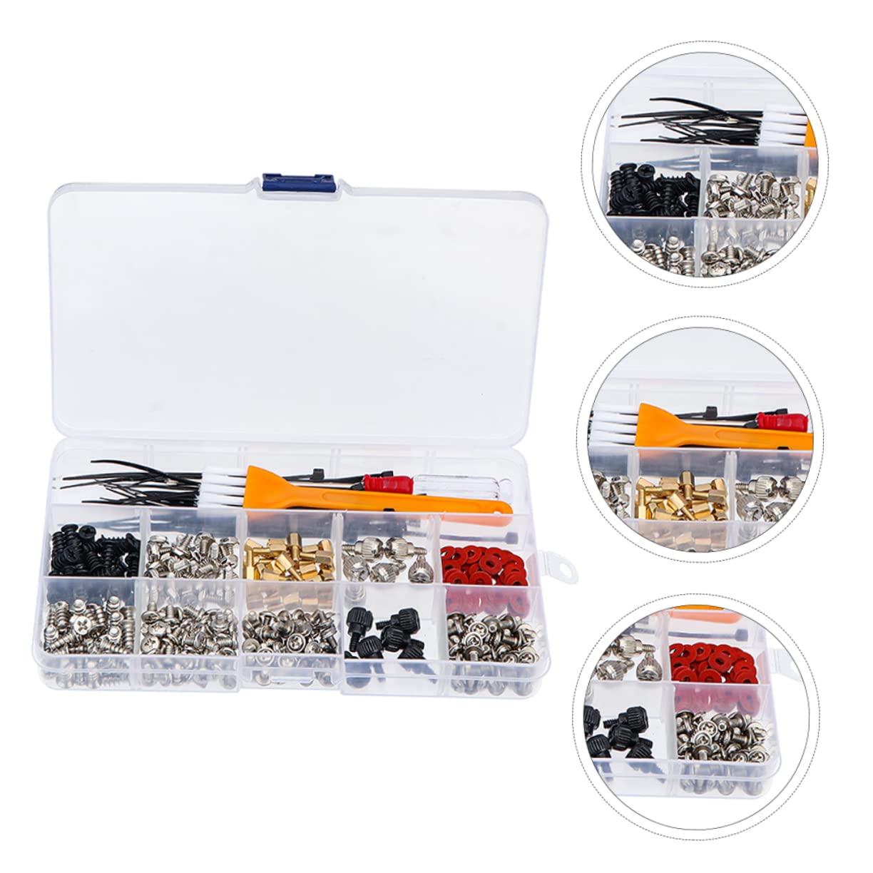 KOMBIUDA 2 Sets Computer Screw Computer Installation Kit Tablet Holders Screws for Assembling Computer Tablet Kickstand Washer Stand Screws Bolts for Computer Steel Shell Repair kit