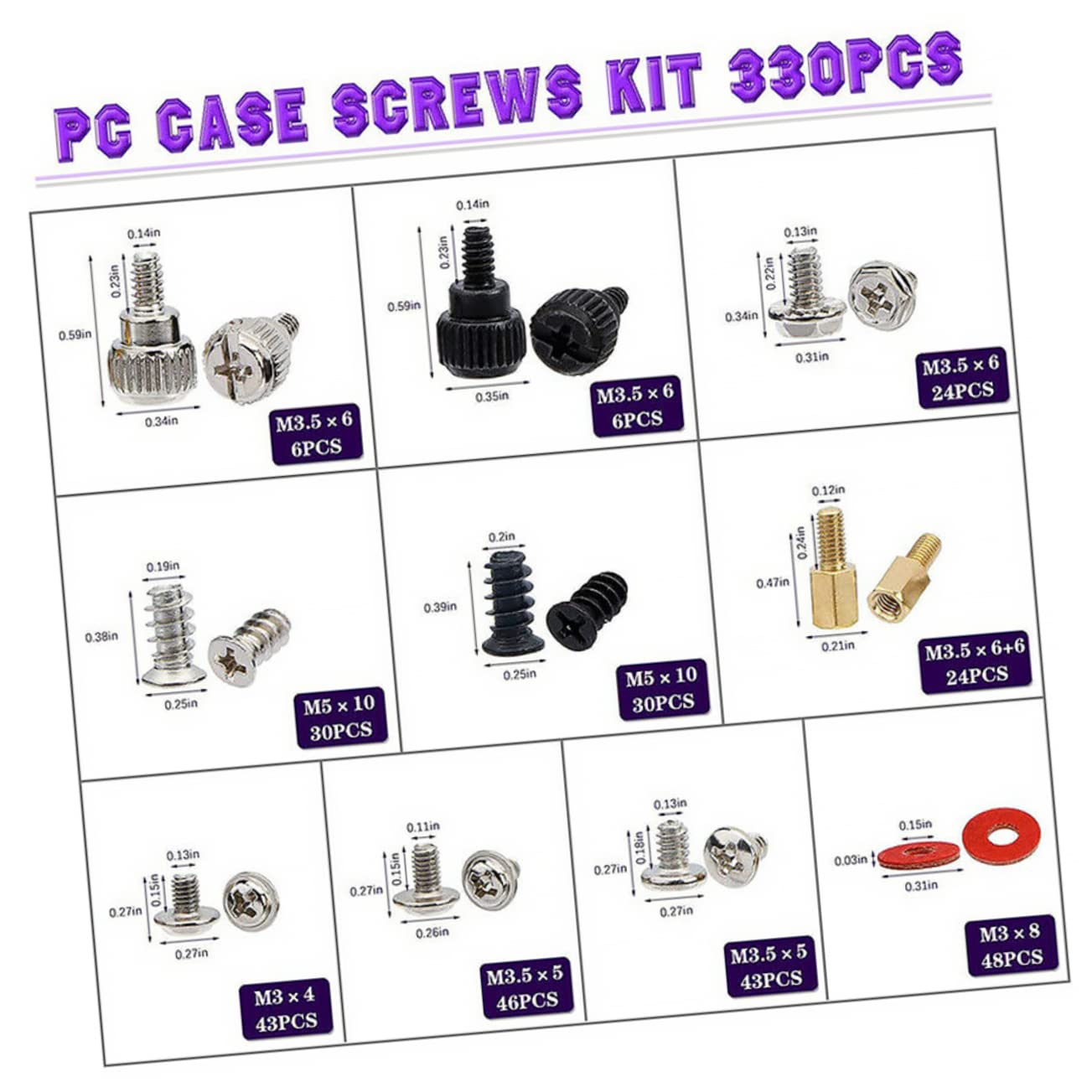 KOMBIUDA 2 Sets Computer Screw Computer Installation Kit Tablet Holders Screws for Assembling Computer Tablet Kickstand Washer Stand Screws Bolts for Computer Steel Shell Repair kit