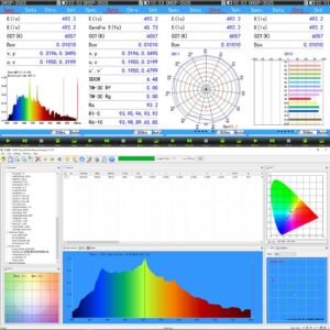 Hopoocolor OHSP350S 350-950nm Spectrometer Grow Light Tester IR Spectrometer Lab Equipment