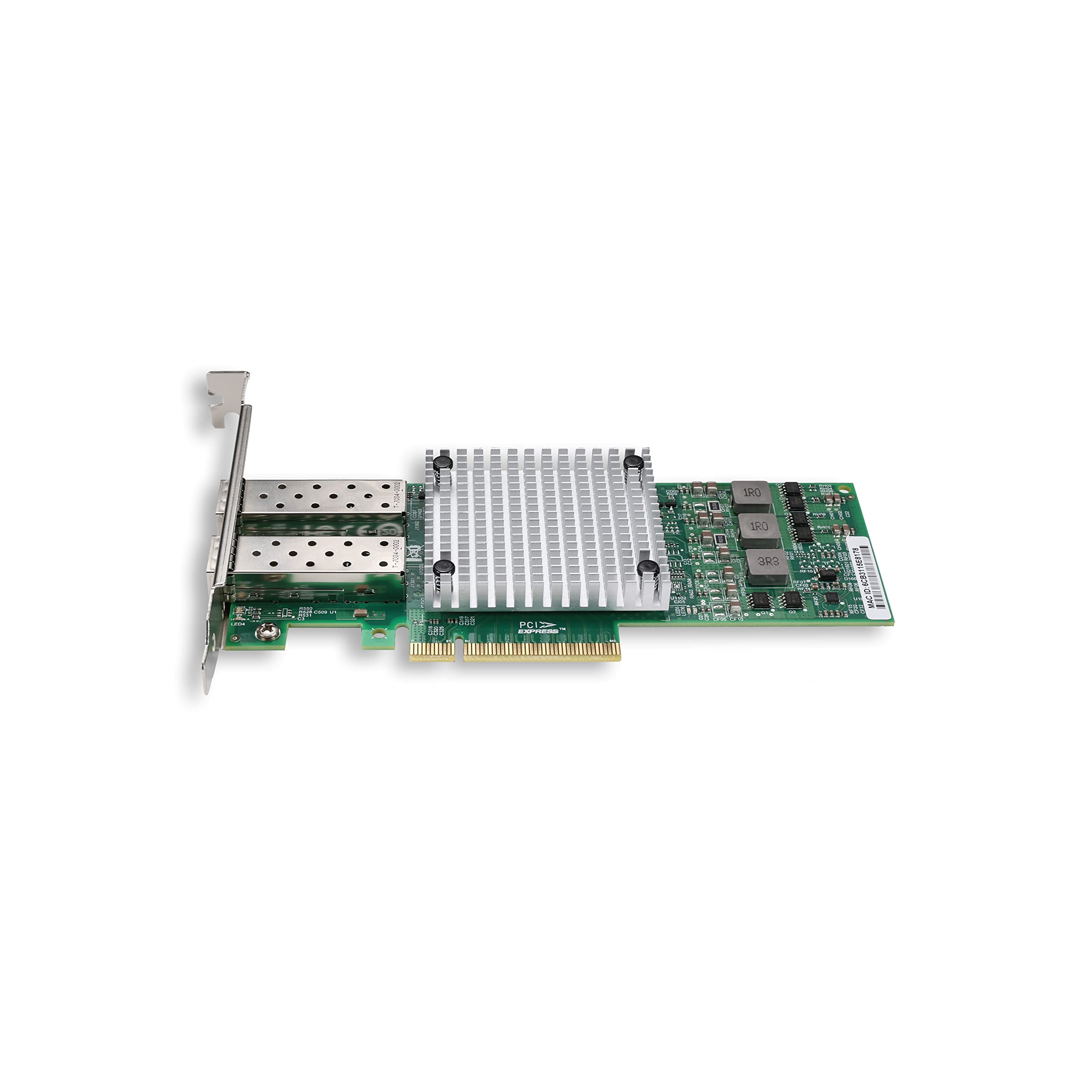 10G Ethernet Network Card, 10Gb Single-Port SFP+ Port with Intel 82599EN Chipset, PCIe 2.0 x 8, 10Gbps Ethernet Adapter, LAN NIC PCI-E Support Windows Server/Linux/Vmware,Tall&Short Bracket