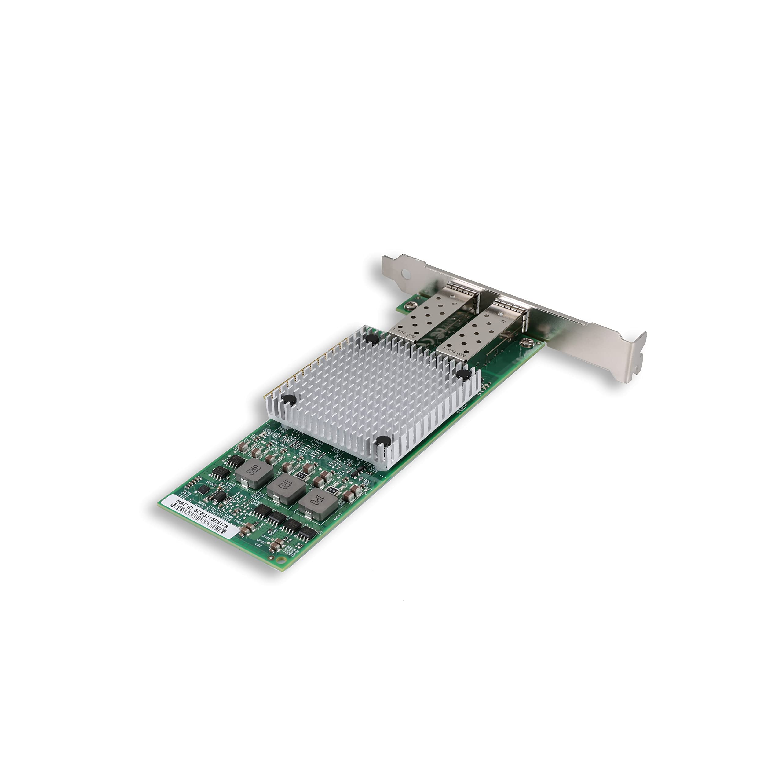 10G Ethernet Network Card, 10Gb Single-Port SFP+ Port with Intel 82599EN Chipset, PCIe 2.0 x 8, 10Gbps Ethernet Adapter, LAN NIC PCI-E Support Windows Server/Linux/Vmware,Tall&Short Bracket