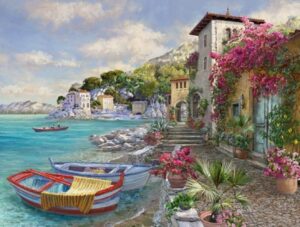 hoffman mediterranean escape u5101 650 impressionist 33" digital panel